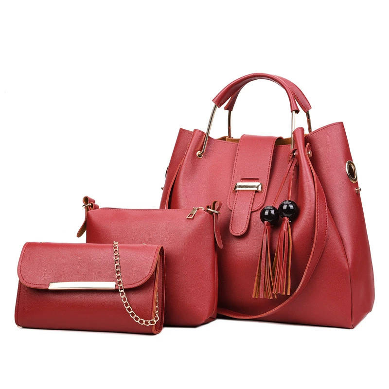 Set Of 3 Red