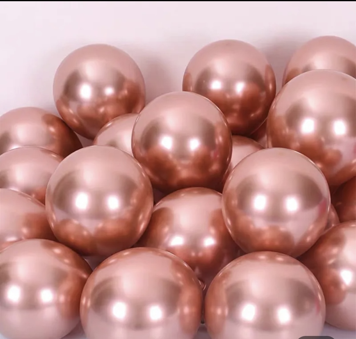 Metallic Chrome Latex Balloons Pitch