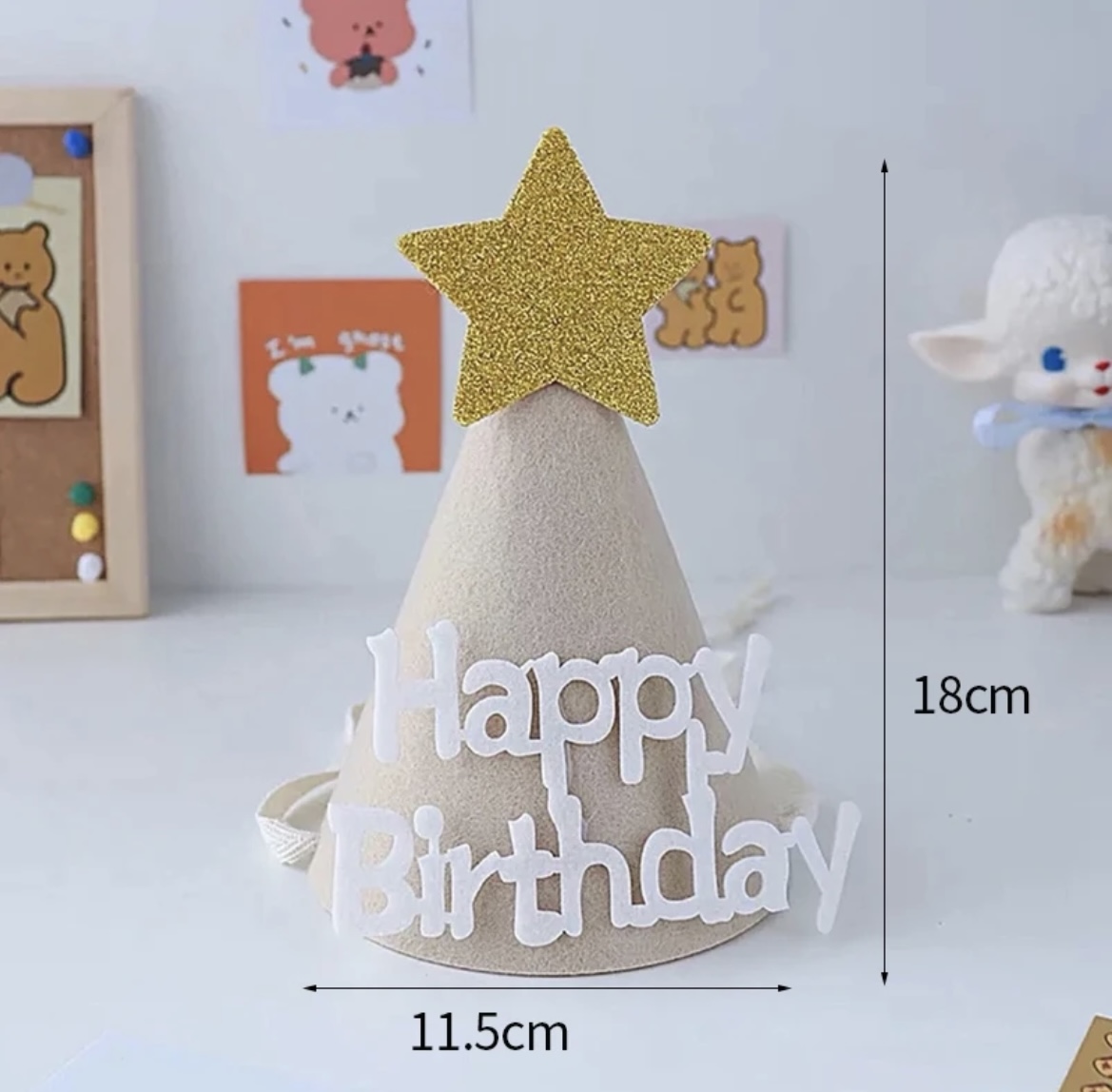 Happy Birthday Hat Star