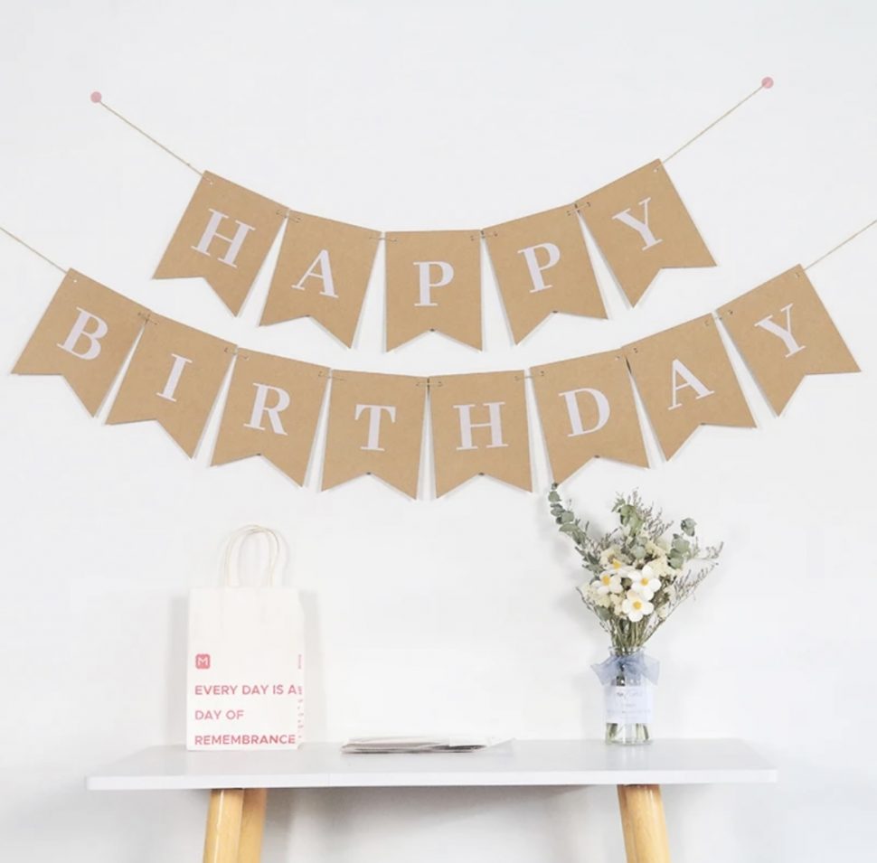 Kraft paper fishtail Flag