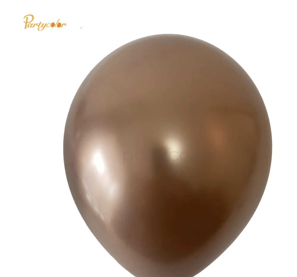 Metallic Chrome Latex Balloons