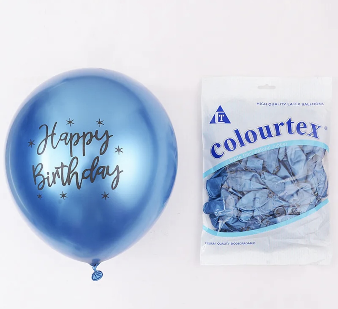 Latex Balloons Blue