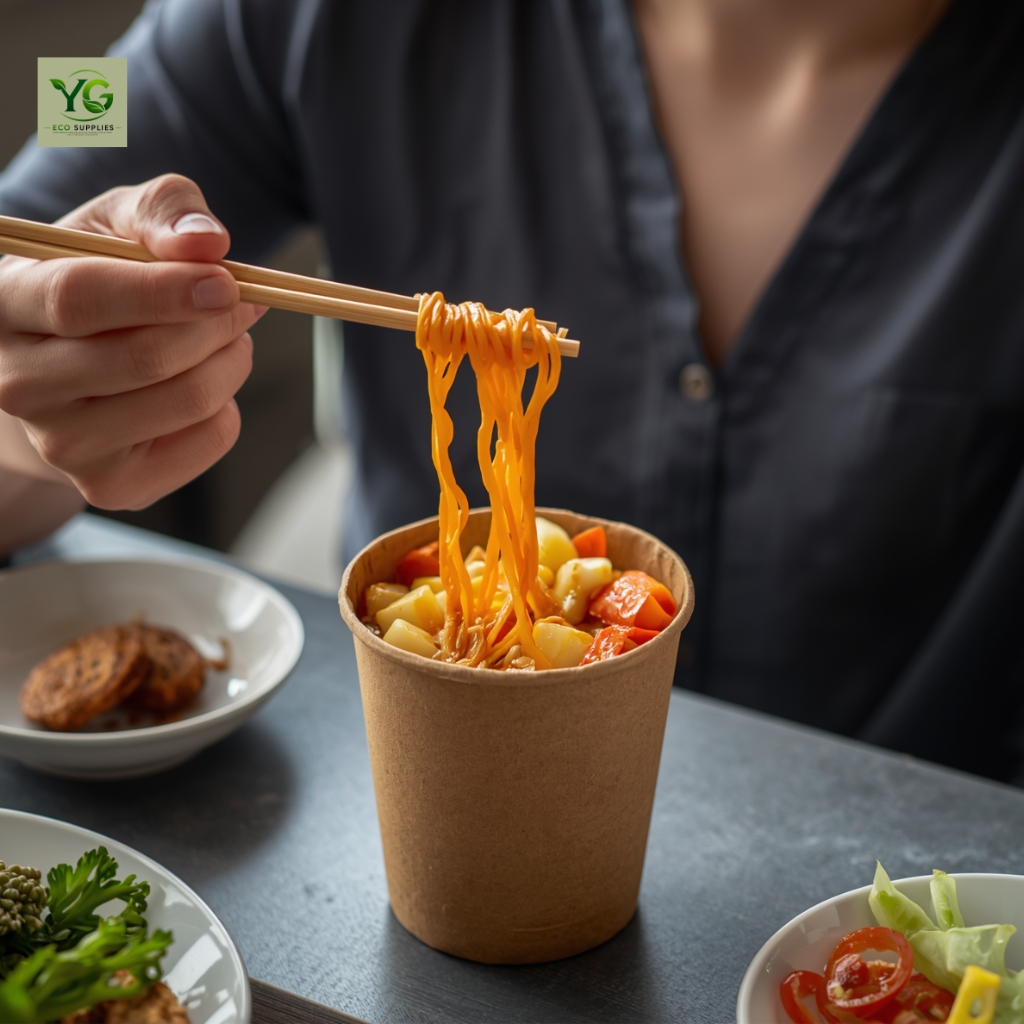 16oz Kraft Paper Soup Container - 50pcs